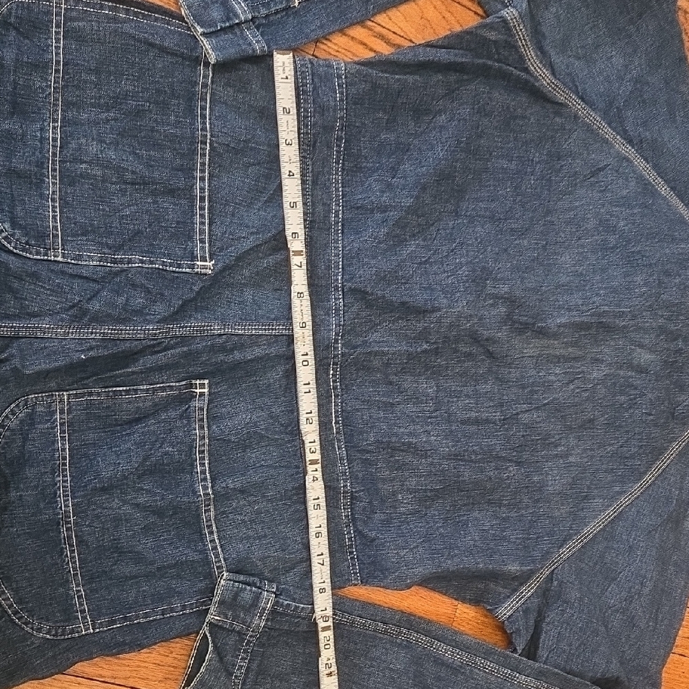 Vintage Pre Shrunk Full Count Blue Denim Jumpsuit - Picture 10 of 13